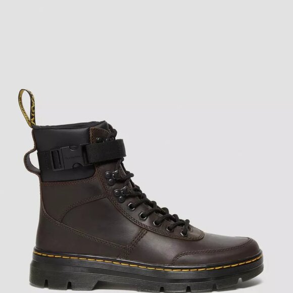 Dr. Martens Combs Leather Brown Military Combat Boots RARE SZ 12 MENS 27804201 - Picture 16 of 16